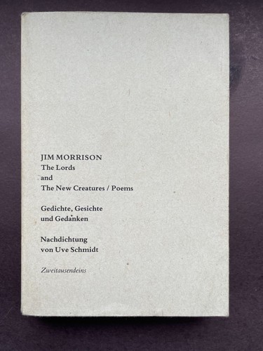 Jim morrison the lords - morrison:,