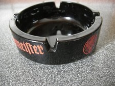 Jägermeister Aschenbecher mit LOGO - Glas schwarz 10cm - ORIGINAL