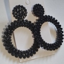 Ohrstecker schwarz - ohrstecker,