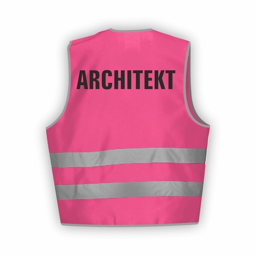 Architekt warnweste - architekt, |