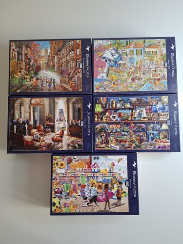 Bluebird puzzle paket 5x1000 - paket, /