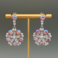 Blumenbüschel-Ohrringe mit