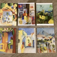 6 Postkarten, August Macke