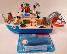 Playmobil 3539 Polizei Polizeiboot Schiff Küstenwache RAR❗+ 5159 Neu/OVP Motor❗