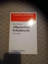 Brox/Walker - Allgemeines Schuldrecht