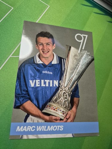 Autogrammkarte marc wilmots - autogrammkarte,