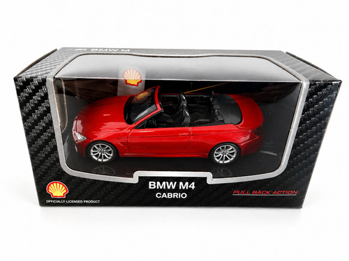 Bmw cabrio modellauto - m4, pull