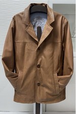 Herren Lederjacke Weiche Echt Leder Gr. 29= 58 Von Moddox in Sehr guter Zustand