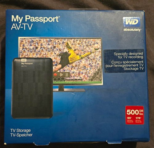 Passport tv 500 gb - wd, av-tv