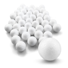48x styroporkugeln 25mm bälle - styroporkugeln,