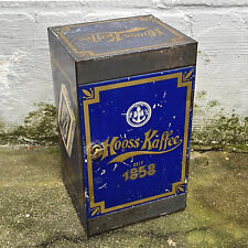 Hooss Kaffee alte Blechdose Kaffeeschrank Tante Emma Verkaufsschrank Theke Deko