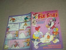 FIX UND FOXI COMIC HEFT 34.JAHRGANG BAND 7/1986 + STARSCHNITT-POSTER