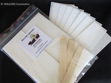 WILLEMI  f. Zuckerpaste 300 VLIESSTREIFEN+20 HOLZSPATEL / Haarentfernung