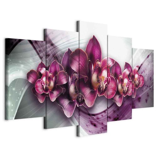 Blumen vlies leinwandbild - leinwandbild, 5
