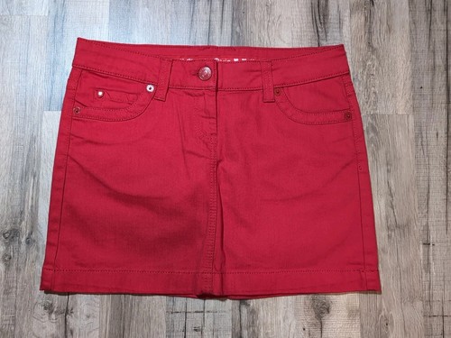 Hallhuber denim minirock - denim, rot