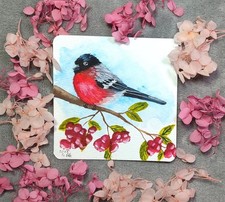 Dompfaff Aquarellbild Original