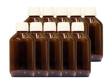 10 x 250 ml Braunglasflaschen Apothekerflaschen Laborflaschen Öle Tinkturen