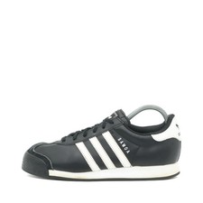 adidas Damen Samoa Sneaker Schwarz Weiß Leder Low Kult-Design Originals EU 37⅓