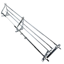 ART DECO Garderobe große Wandgarderobe Silber Chrom 1930er Jahre ca. 150 cm