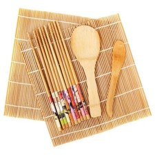 Sushi Selbst Machen Sushi Set 10 Teile - Sushi Maker Set Bambus Rollmatte DIY