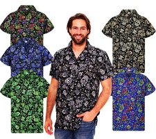 Funky Hawaiihemd Skull