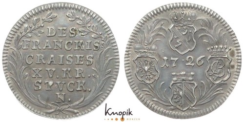 Fränkischer kreis kreuzer - kreis,, 15