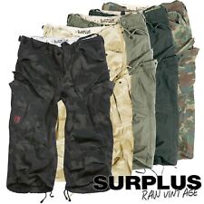 SURPLUS Raw Vintage™ ENGINEER CARGO 3/4 Shorts Hose Pants Camo Bermuda Rider