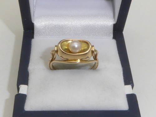 585 gold ring 14k gelbgold - 14k,