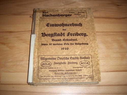 Einwohnerbuch bergstadt - einwohnerbuch,
