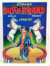 Programmheft CIRCUS BUSCH-ROLAND 1996/97