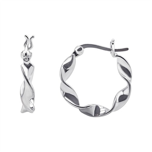 Creolen gedreht 925 silber - creolen,
