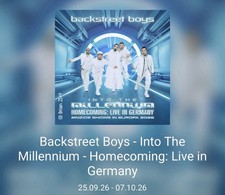 2x Tickets Backstreet Boys