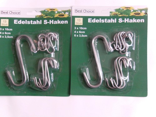 Edelstahl haken sortiment - edelstahl,