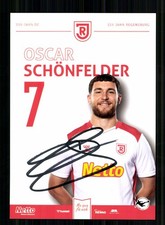 Oscar Schönfelder Autogrammkarte Jahn Regensburg 2025-26 Original Signiert