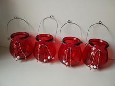 4 x Windlicht Laterne