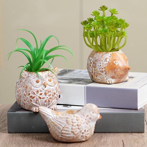 Kleiner blumentopf mit tieren - blumentopf,