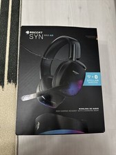 Roccat Syn Max Air Kabelloses RGB PC Gaming Headset 3D Audio & Docking-Station