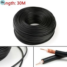 30m RG58 RF Koaxialkabel Stecker 50ohm Koax Transceiver Pigtail 98ft
