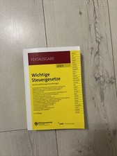 Wichtige Steuergesetze 2023