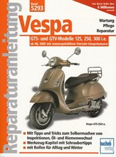 VESPA GTS- & GTV Modelle, Reparaturanleitung Reparatur-Buch/Handbuch/Wartung