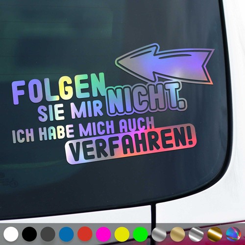 Folgen aufkleber sie - sie, nicht
