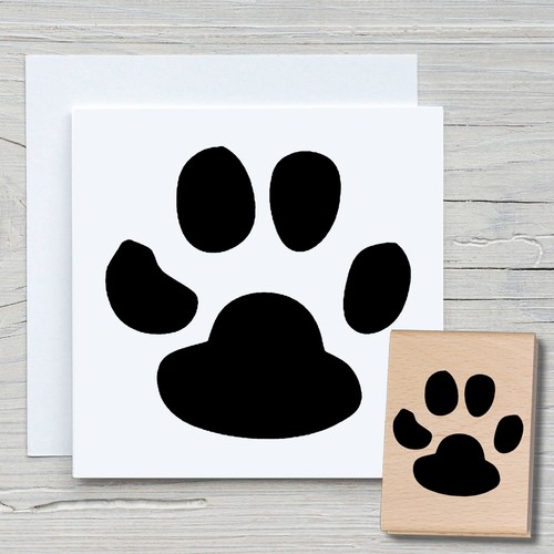 Stempel hundepfote - hundepfote,