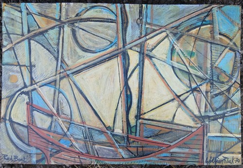 Vintage abstrakt boote - 20., jh.