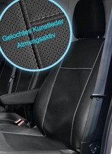 Sitzbezüge VIP atmungsaktives Kunstleder geeignet für Renault Trafic ab 2014/ ab