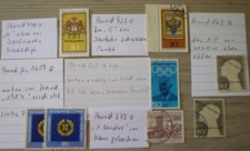 BRD Posten Plattenfehler 50-80er gestempelt.