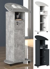 Holz Stehpult Rednerpult Stehtisch Rollen Redola T