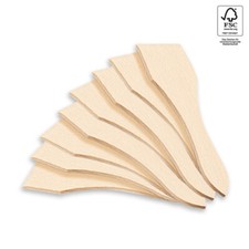 Raclette - Spachtel im 8er Set aus Buche / Kesper / Racletteschieber / Raclet...