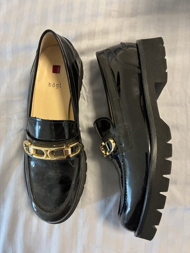 Högl loafer 38 schwarz - loafer, gr.