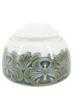 Fürstenberg Zuckerdose Grün Porzellan Klassisch Vintage Blumen