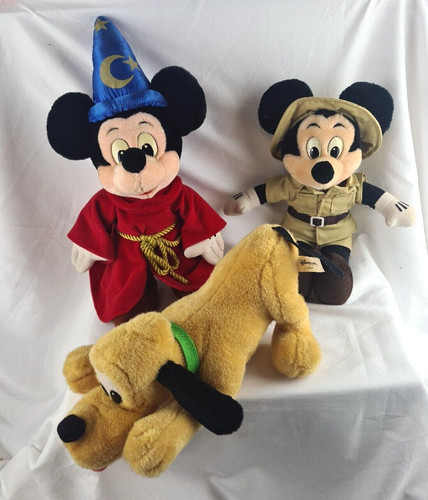Drei plüschfiguren disney - drei,